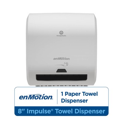 enmotion Hardwound Towel Paper Towel Dispenser, White (59437A)