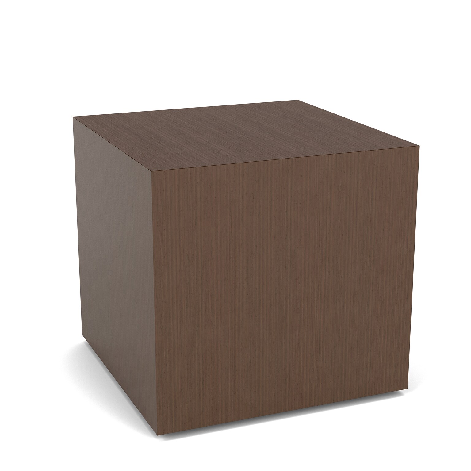 Lesro Mystic Lounge 17W x 17D Laminate End Table, Riftwood Walnut (ML6316.TRW.DRW)