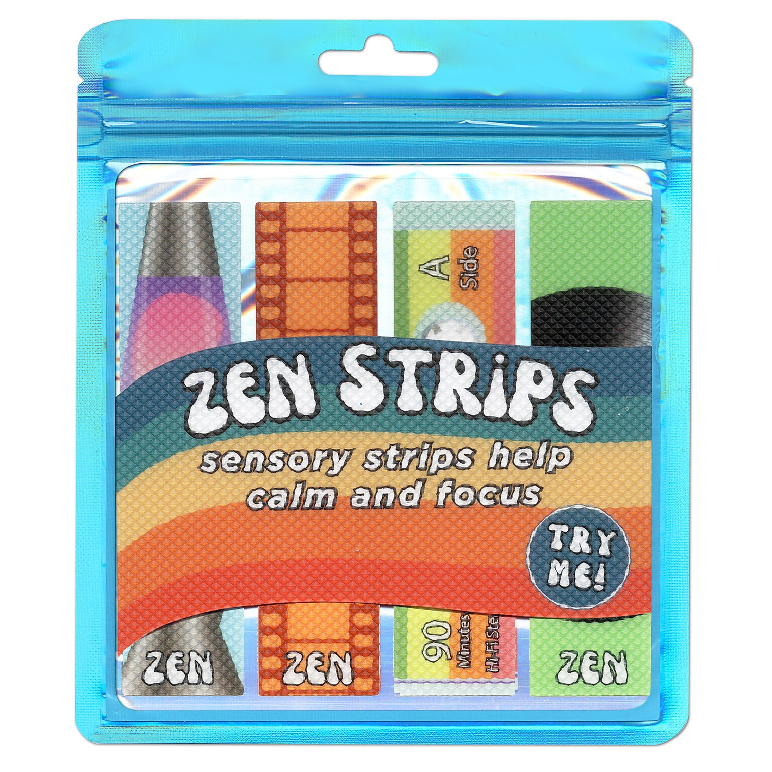 The Pencil Grip Zen Strips, Bumpy Retro, 24/Pack (TPG89806)
