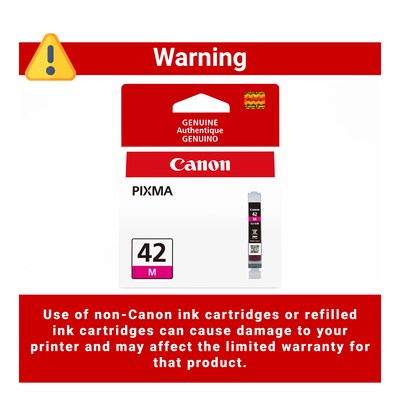 Canon 42 Magenta Standard Yield Ink Cartridge   (6386B002)