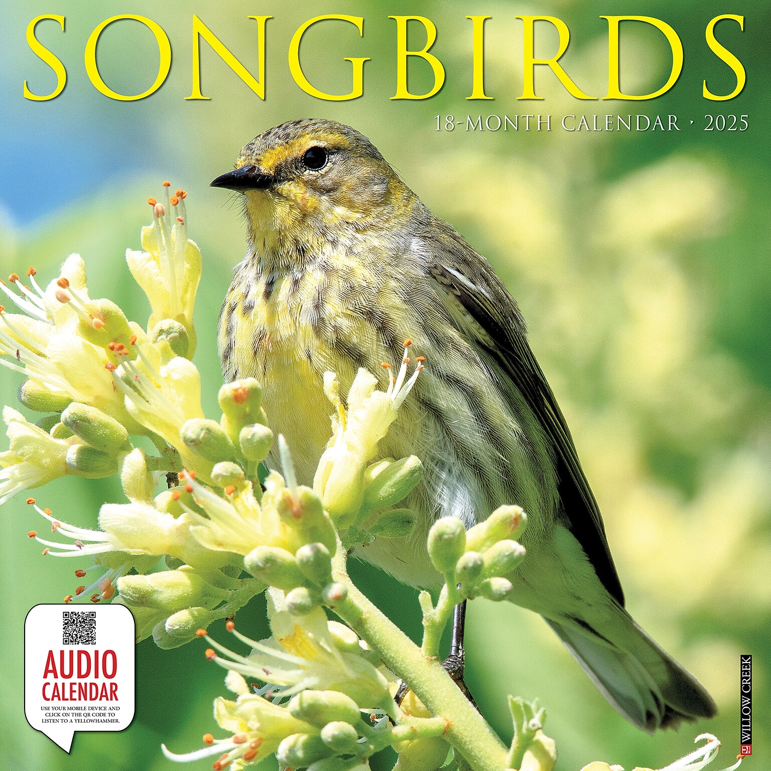 2025 Willow Creek Songbirds 12 x 12 Monthly Wall Calendar (44988)