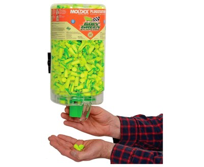 Moldex Goin Green PlugStation Earplugs Dispensers, 33 dB, 500/Box (6647)