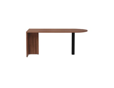 Alera Valencia Series 71 D-Top Desk, Modern Walnut (ALEVA277236WA)