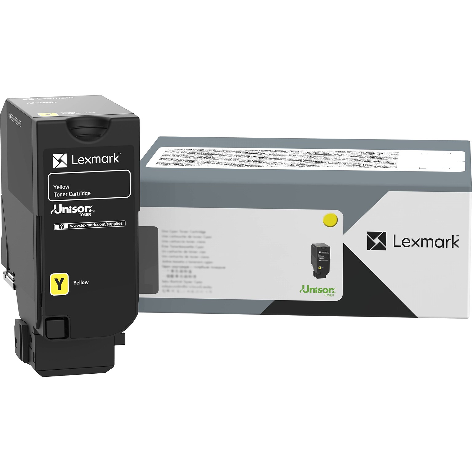 Lexmark 71C0H40 Yellow High Yield Toner Cartridge