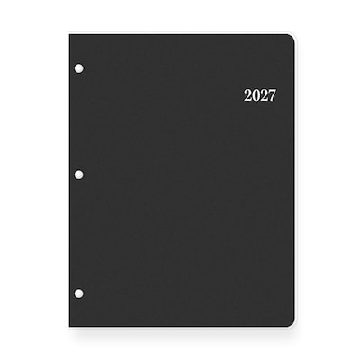 2027 Blue Sky 8.5 x 11 Monthly Planner, Black (160969)