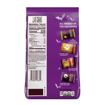 Hercheys Miniatures Assorted Chocolate Candy Bag, 30.9 oz. (HEC21665)
