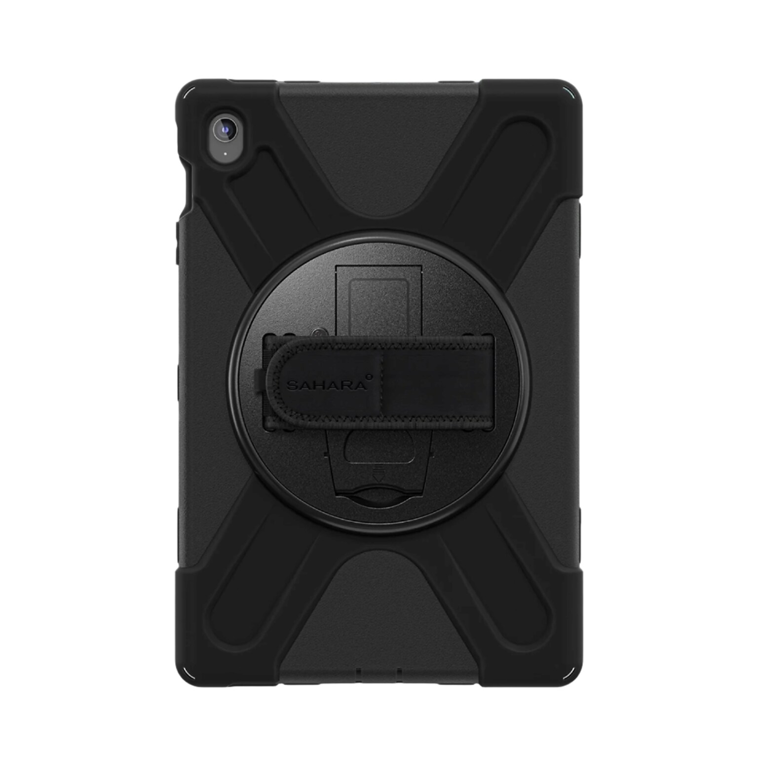 SaharaCase Raider X Series TPU 13.1 Heavy Duty Hand Strap Case for Galaxy Tab S10 FE+, Black (TB00473)