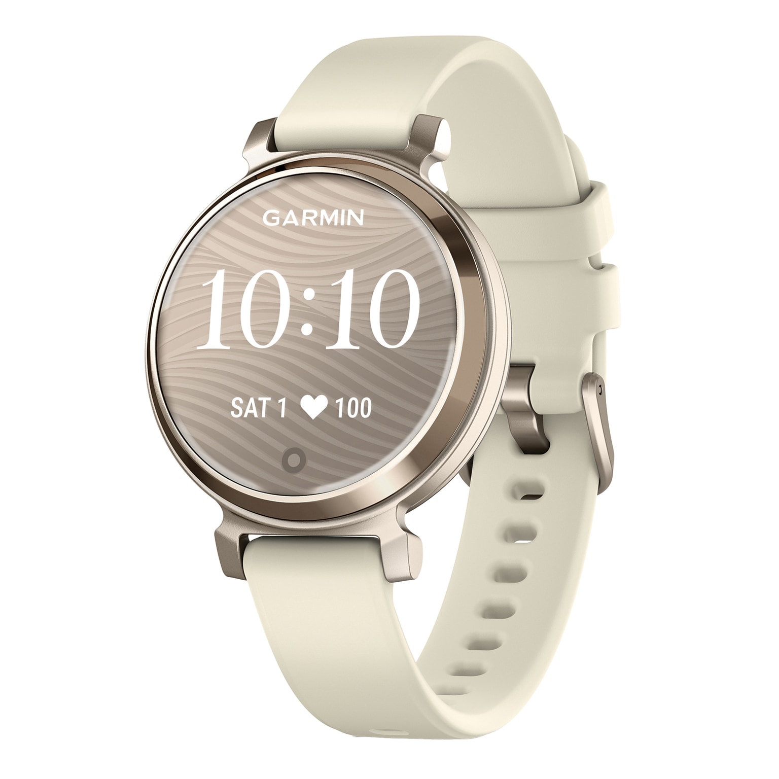 Garmin Lily 2 Smartwatch, GPS, 35.4mm, Soft Gold Silicone Band (010-02839-00)