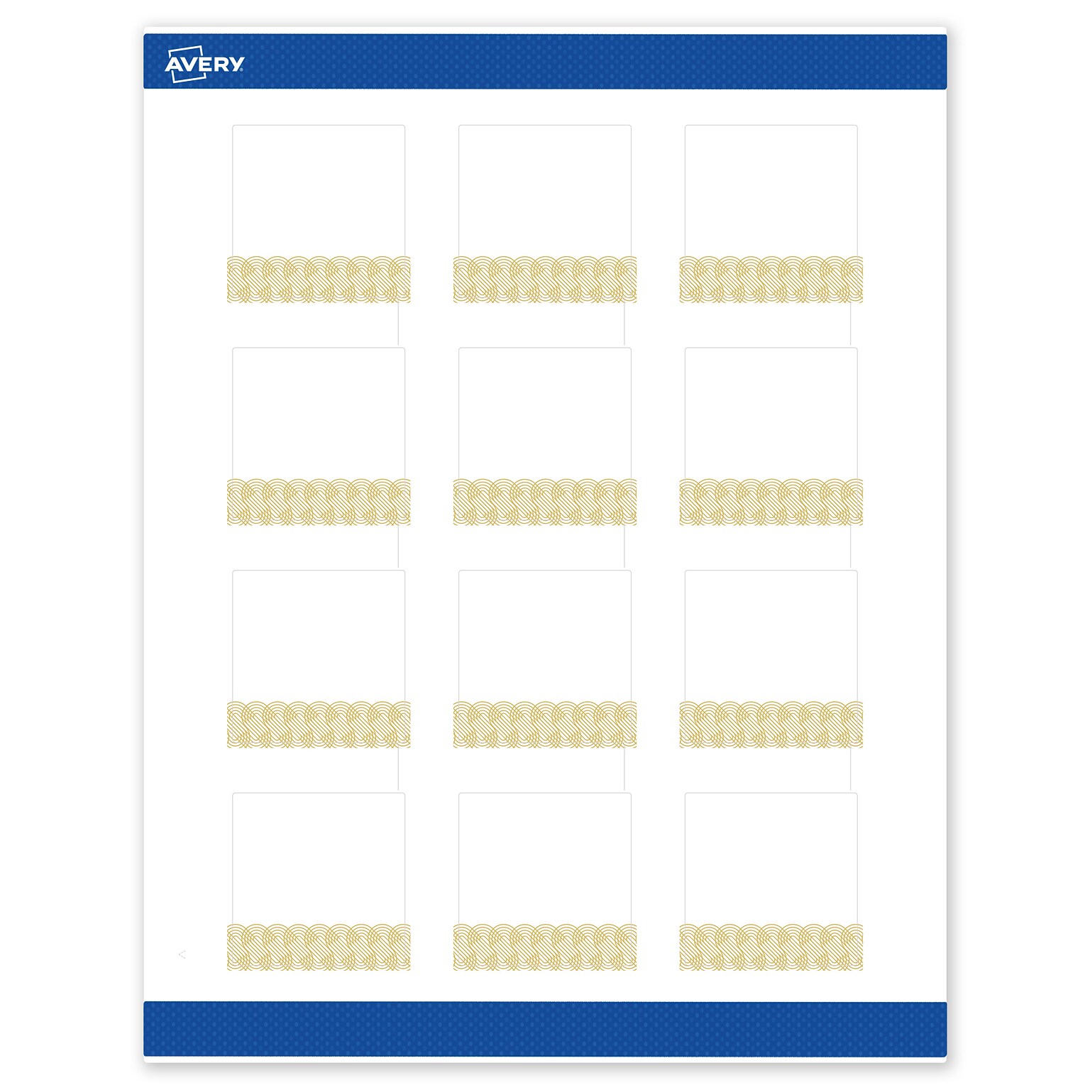 Avery Laser/Inkjet Square Multipurpose Labels, 2 x 2, White, 120/Pack (S00EWR)
