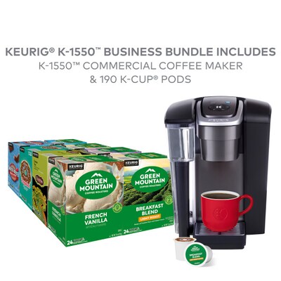 Keurig® K-1550 Bundle Commercial Coffee Maker, Black (5000341033)
