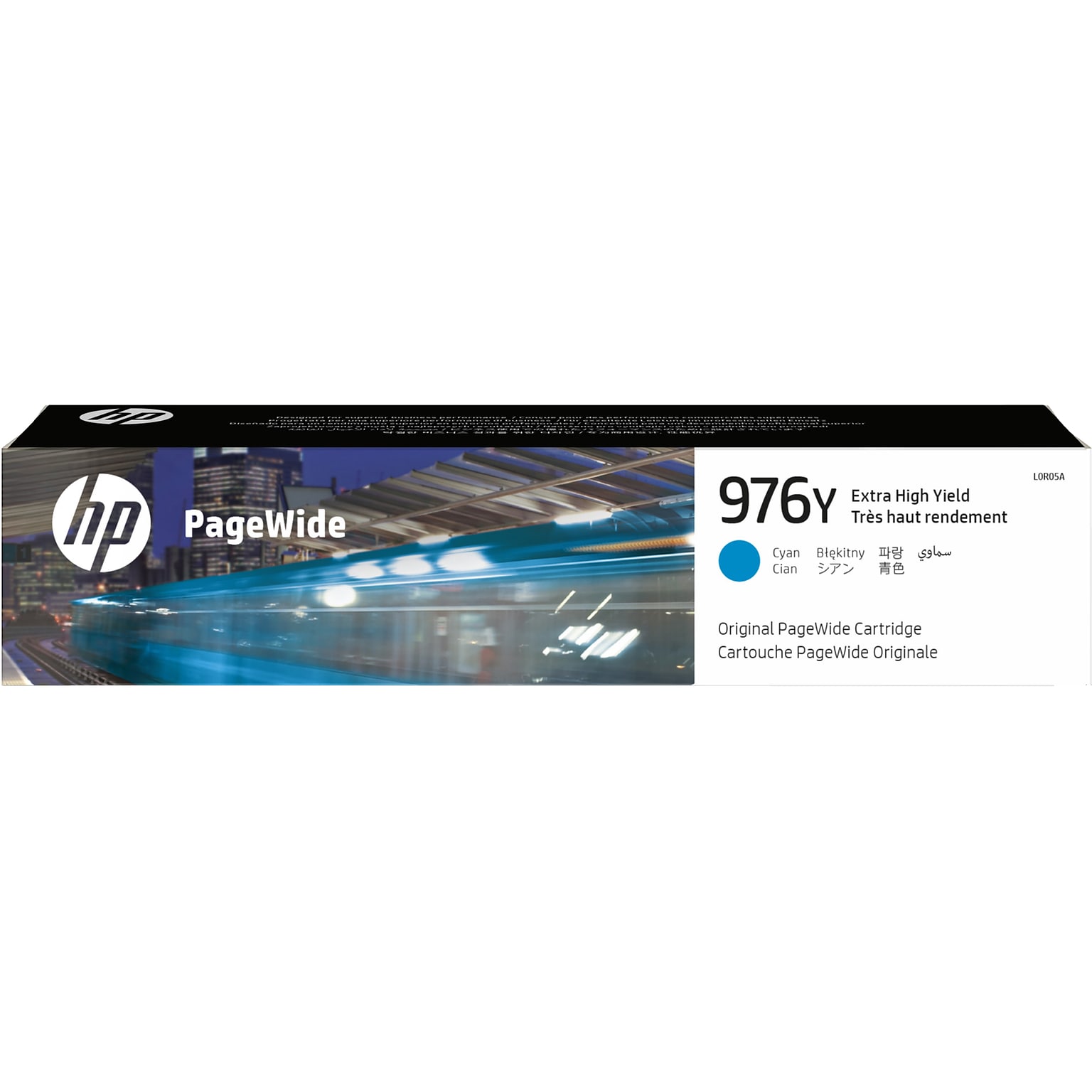 HP 976Y Cyan Extra High Yield Ink Cartridge, Prints Up to 13,000 Pages (L0R05A)