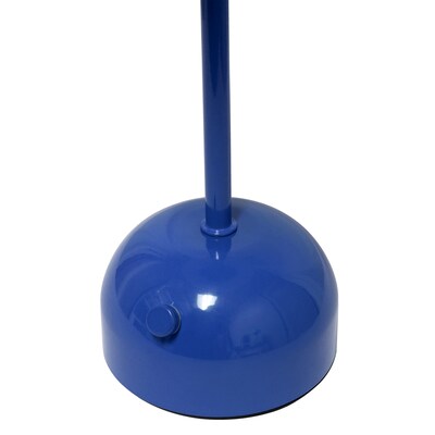 Simple Designs Mushroom Magic LED Table Lamp, Blue (LD1069-BLU)