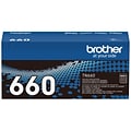 Brother TN-660 Black High Yield Toner Cartridge,   Print Up to 2,600 Pages