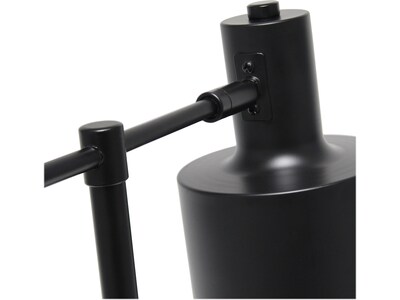 Lalia Home Studio Loft Table Lamp, Matte Black (LHT-4001-BK)