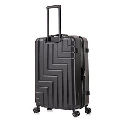 DUKAP Zahav 29.52" Hardside Suitcase, 4-Wheeled Spinner, TSA Checkpoint Friendly, Black (DKZAH00L-BLK)