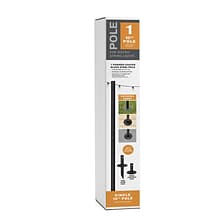 Excello Global Products Bistro Pole for String Lights, Black (EGP-HD-0429)