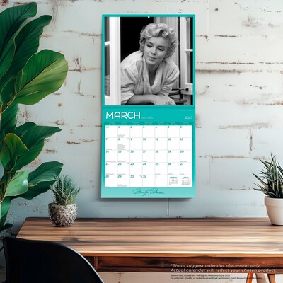 2027 BrownTrout Marilyn Monroe 12" x 12" Monthly Wall Calendar (9798330713332)
