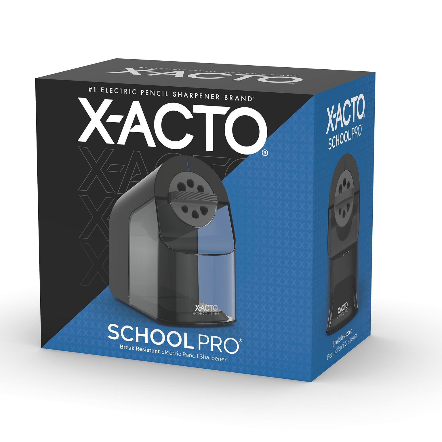 X-ACTO School Pro Electric Pencil Sharpener, Black (1670)