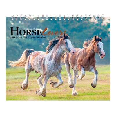 2027 BrownTrout Horse Lovers 7.5 x 6 Monthly Wall Calendar, Assorted Colors (9798330709397)