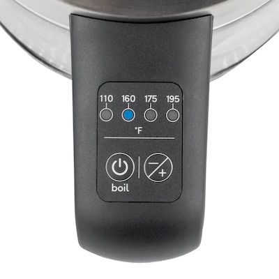 Capresso H20 Select 8.5-Cup Glass Kettle, Clear (244.05)