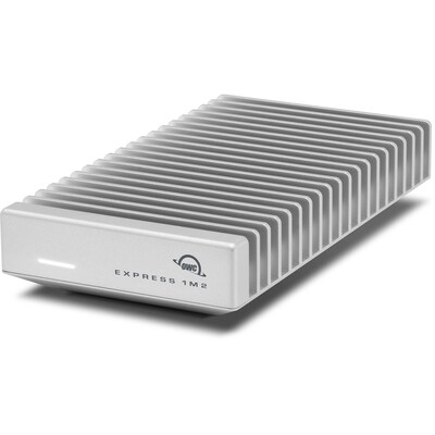 OWC M.2 External Hard Drive Enclosure, SSD, Silver (OWCUS4V2EXP1M2)