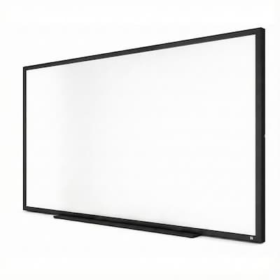 TRU RED™ Magnetic Steel Dry Erase Board, Black Frame, 8 x 4 (TR61183)