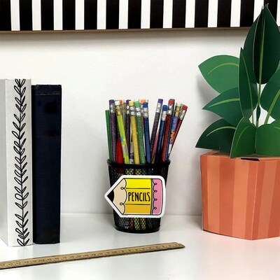 Creative Teaching Press Core Décor Doodle Pencil Designer Cut-Outs, 36/Pack, 3 Packs/Bundle (CTP10678-3)
