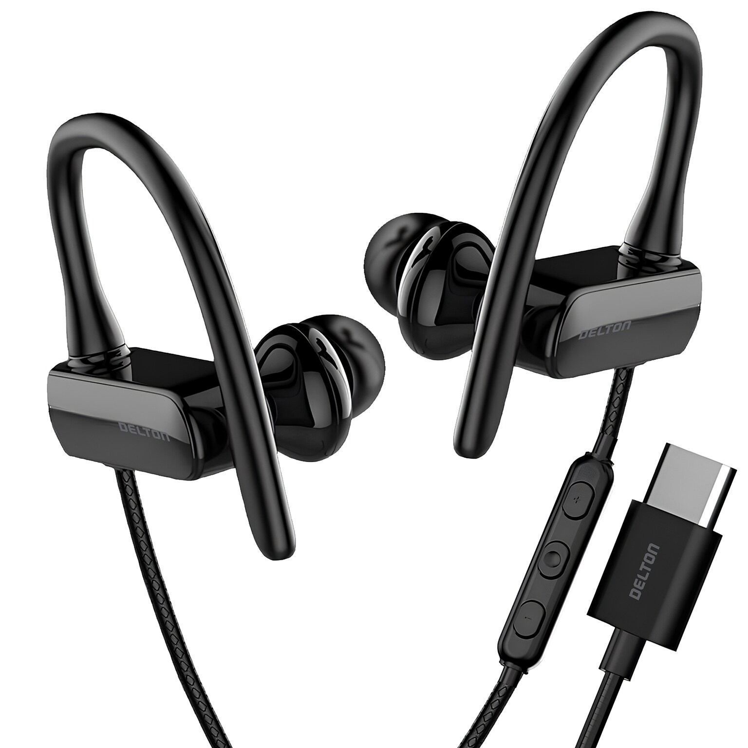 Delton 24EC Stereo Earbuds, USB Type-C (DWH24EC)