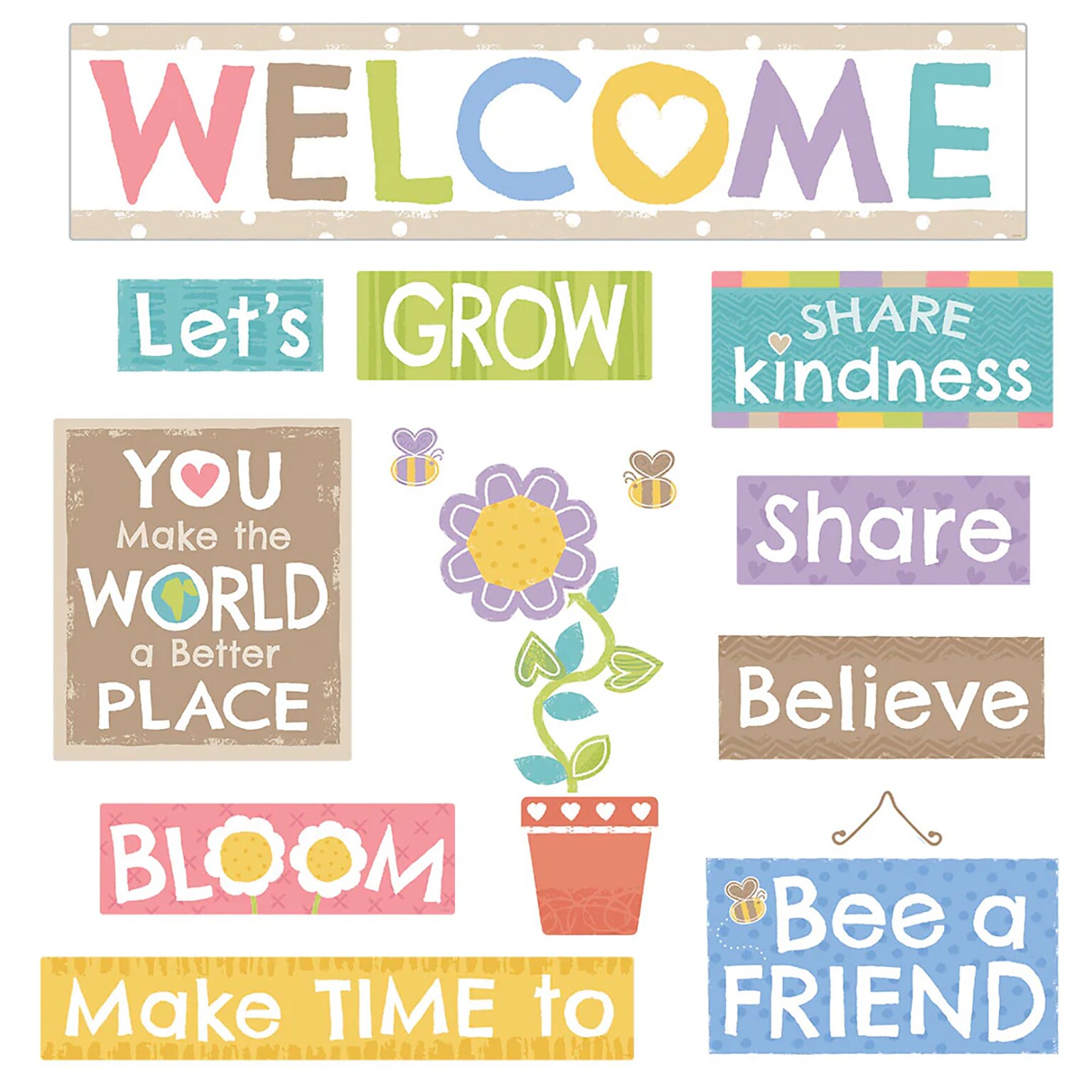 TREND Always Welcome Bulletin Board Set (T-8324)