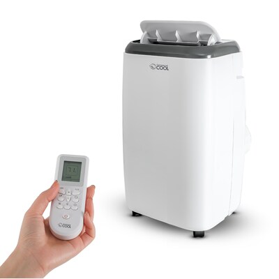 Commercial Cool 115-Volt 12,000 BTU (8,000 BTU DOE) Portable Air Conditioner, with Remote, White (CPT08WB)