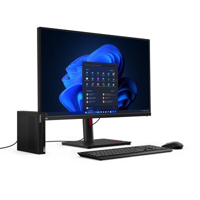 Lenovo ThinkCentre M90q Gen 5 Desktop Computer, Intel Core i7-14700, 32GB RAM, 512GB SSD, Keyboard + Mouse Included (12TH0010US)