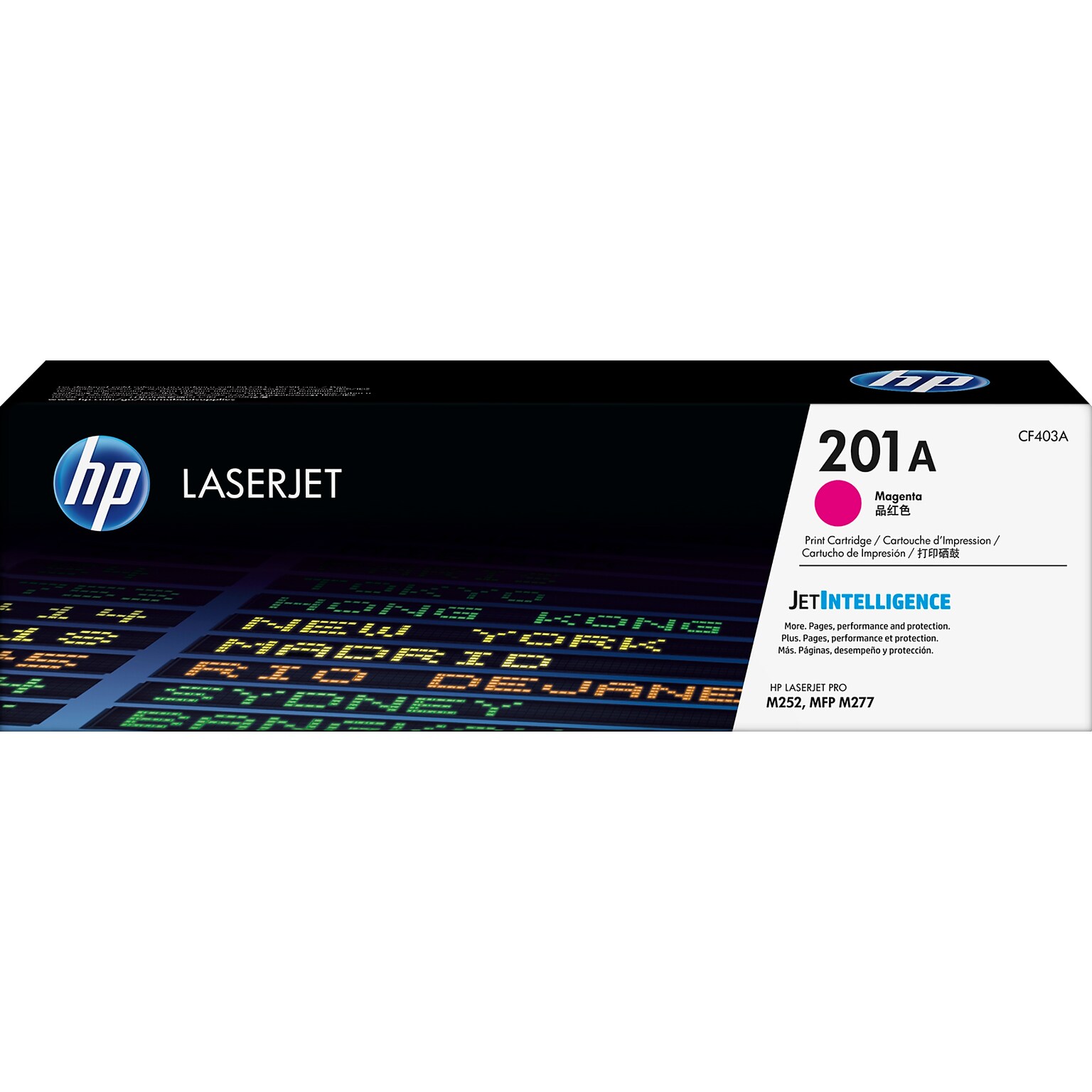 HP 201A Magenta Standard Yield Toner Cartridge, Prints Up to 1,330 pages (CF403A)