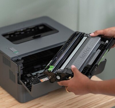 Brother HL-L2400D Laser Printer, Single-Function, Gray (9092806)