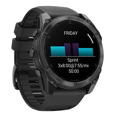 Garmin fenix 8 Smart Watch, 51 mm, Slate Gray & Black (GRM0290500)