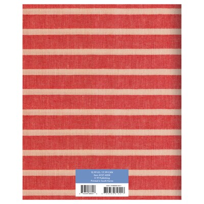 2026-2027 TF Publishing Red Stripe 6.5” x 8” Academic Monthly Planner, Paperboard Cover (AY27-4204)