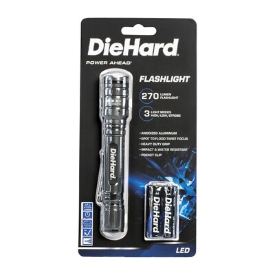 DieHard 5.7 in. LED Flashlight, Gray (41-6647)