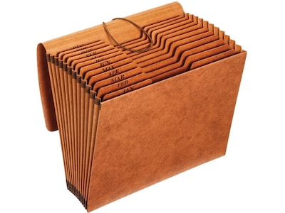 Pendaflex Heavy Duty Reinforced Paper Stock Accordion File, Monthly Index, 12 Pocket, Letter, Brown (R117MLHD)