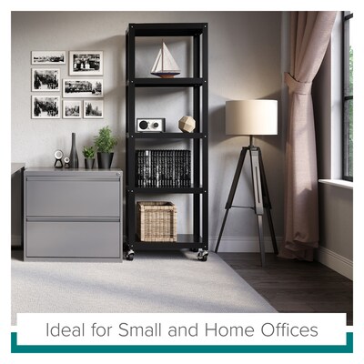 Hirsh 30" 2-Drawer Lateral 101 File Cabinet, Arctic Silver (24083)