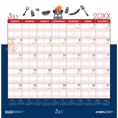 2027 House of Doolittle Seasonal Holiday 12" x 12" Monthly Wall Calendar (338-27)