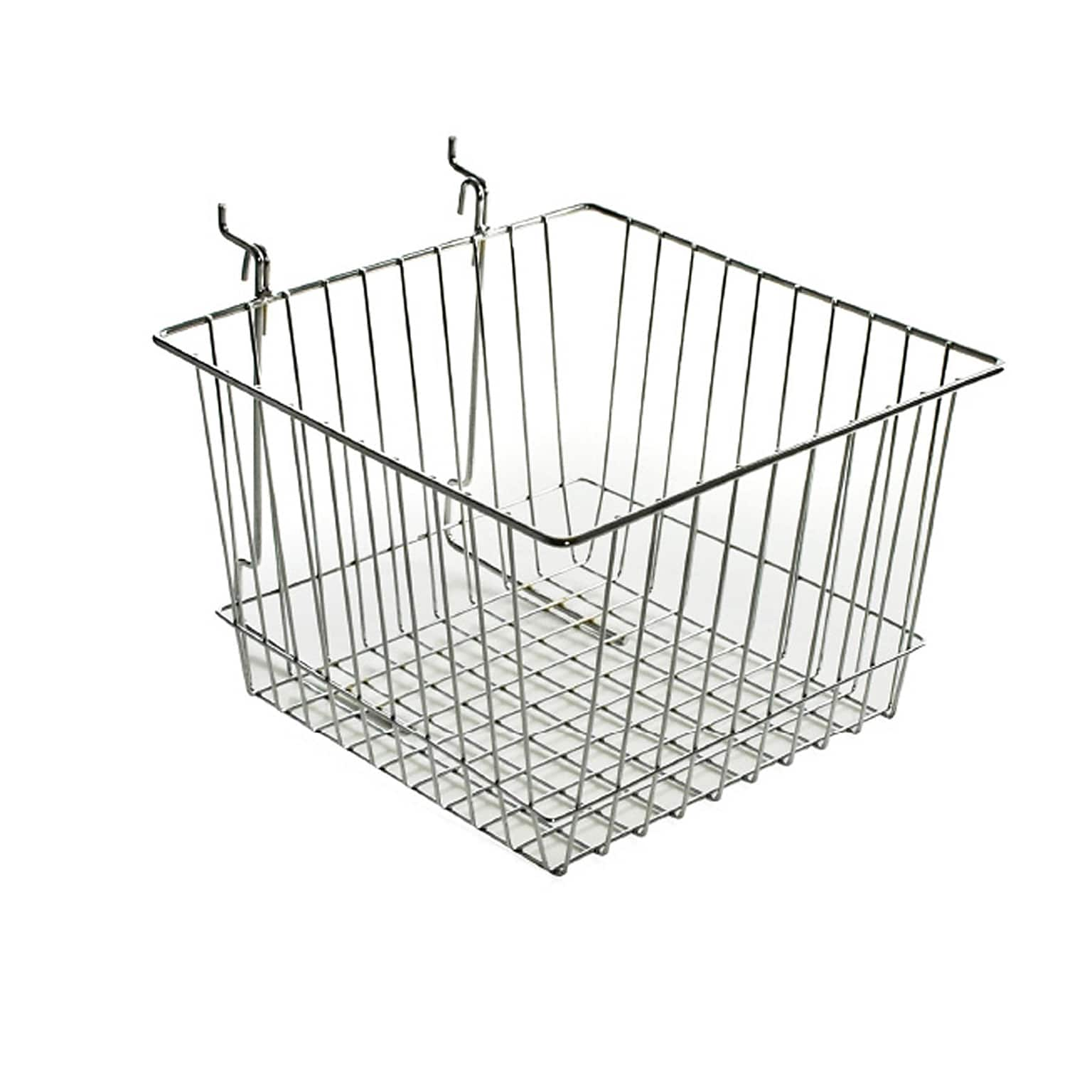 Azar® Wire Basket, Chrome, 8(H), 2/Pk