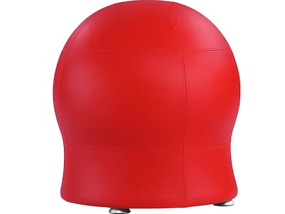 Safco Zenergy Armless Vinyl Ball Chair, Red (4751RV)