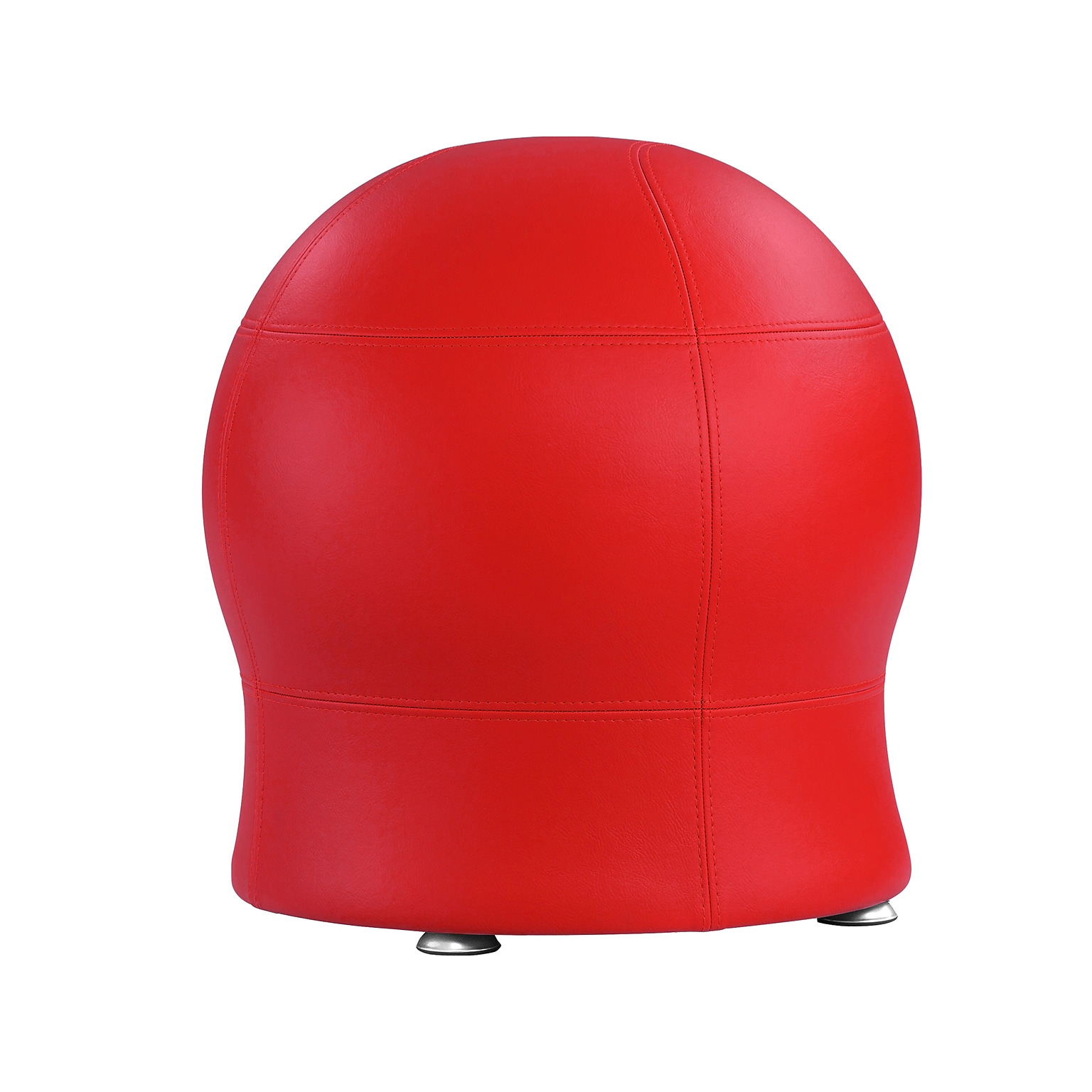 Safco Zenergy Armless Vinyl Ball Chair, Red (4751RV)