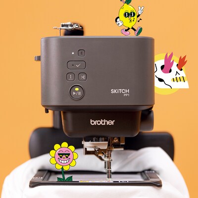 Brother Skitch Embroidery Sewing Machine, Single-Needle (PP1)