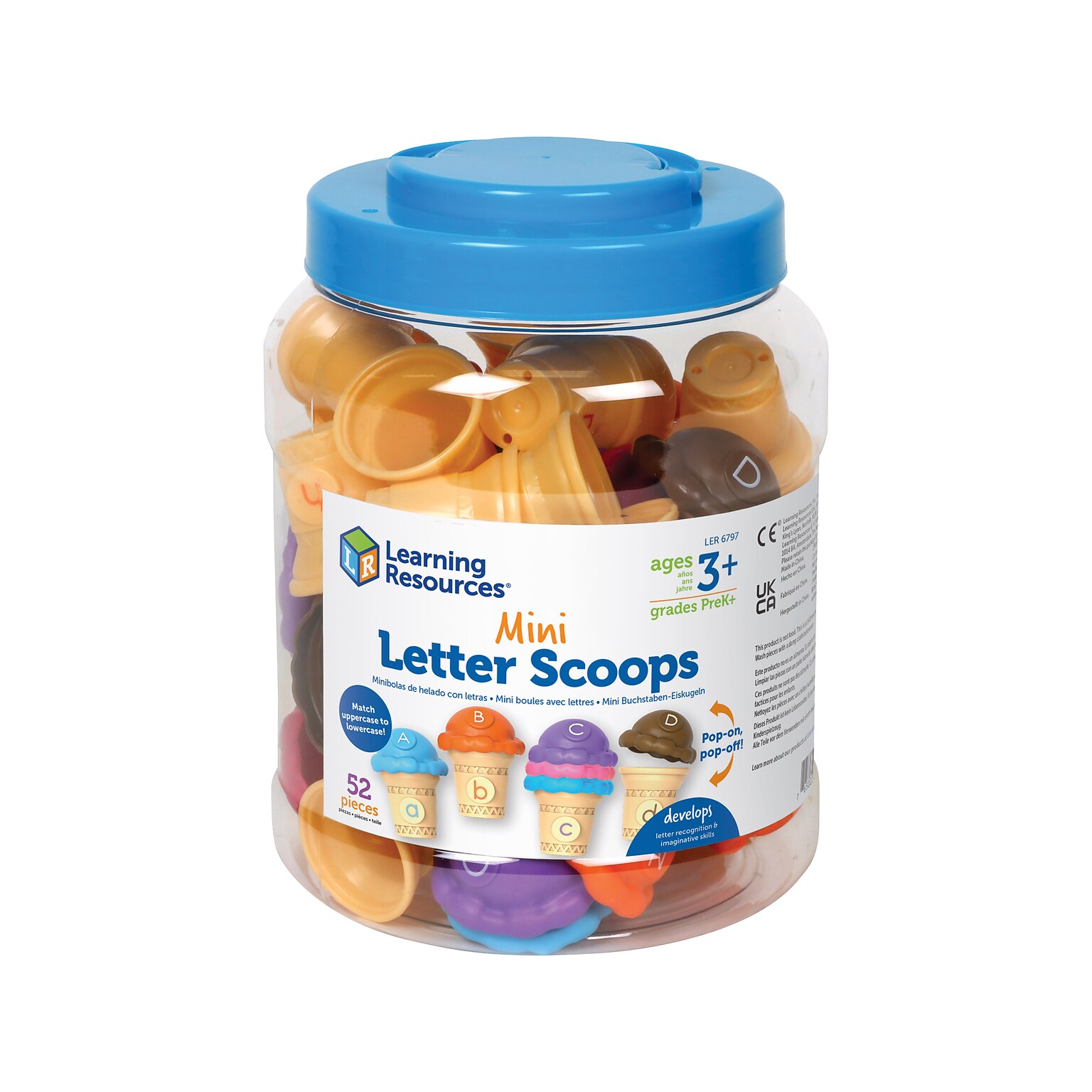 Learning Resources Mini Letter Scoops Letter-Matching Set (LER6797)