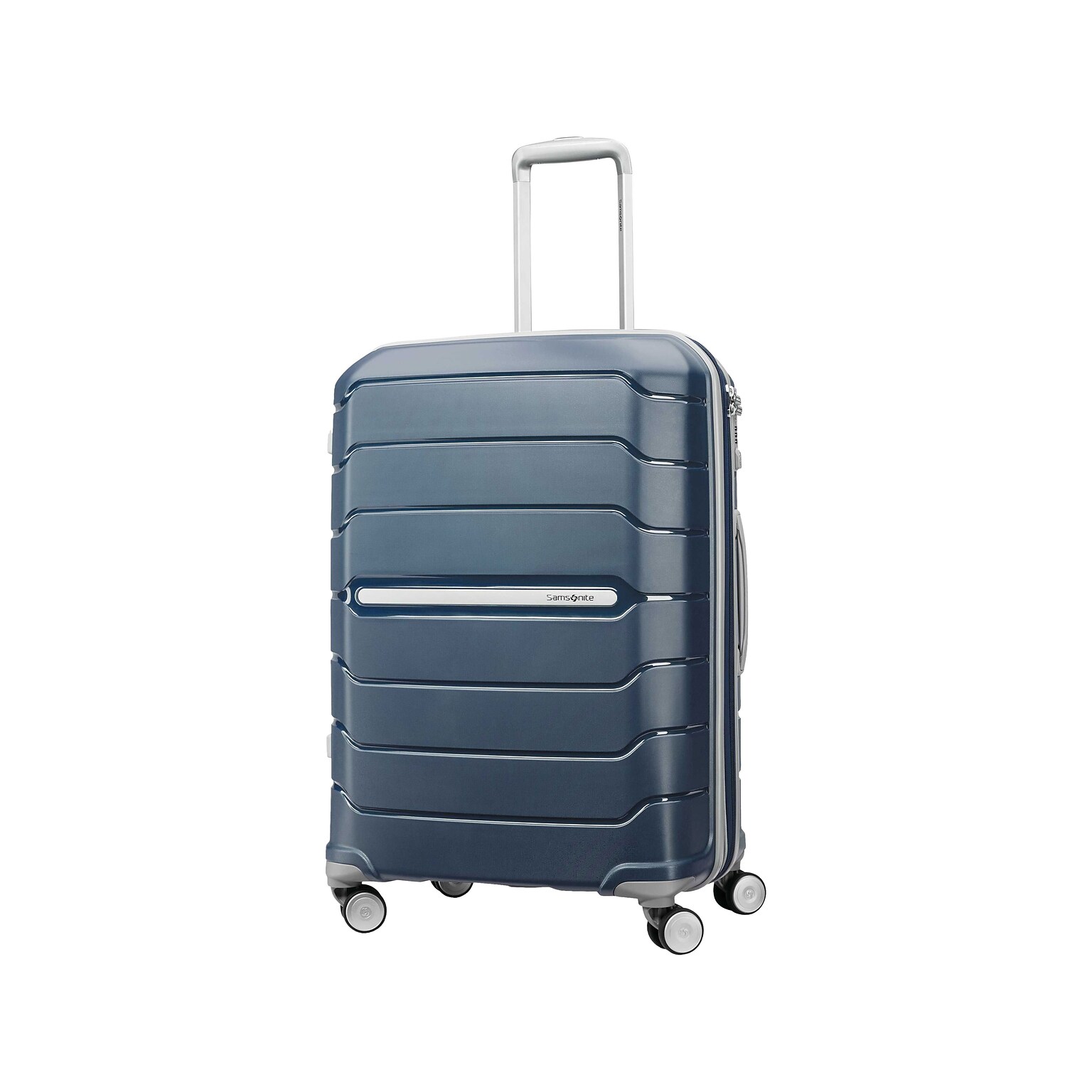 Samsonite Freeform 27.95 Hardside Suitcase, 4-Wheeled Spinner, TSA Checkpoint Friendly, Navy (78256-1596)