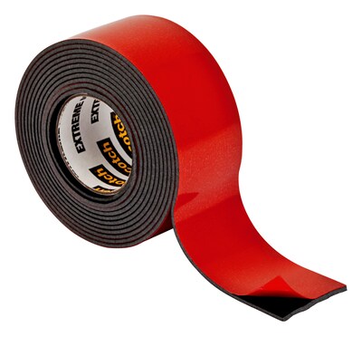 Scotch-Mount™ Extreme Double-Sided Mounting Tape, 1" x 60", 1 Roll, Black (414P)