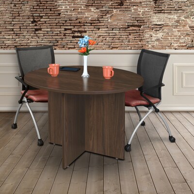 Regency Legacy 3.5 Round Conference Table, Neo Walnut (LCTR42NW)