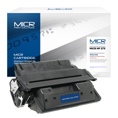MICR Print Solutions Compatible Black High Yield Toner Cartridge Replacement for HP 27X
