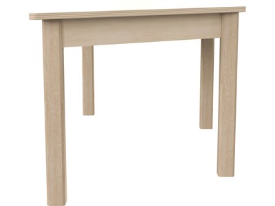 Flash Furniture Bright Beginnings Hercules Trapezoid Table, 47" x 20.75", Beech (MK-ME088017-GG)