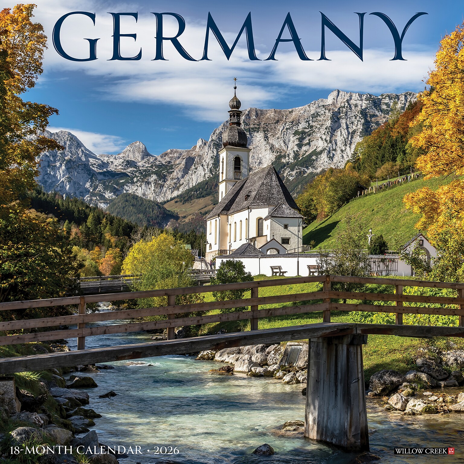 2026 Willow Creek Germany 12 x 12 Monthly Wall Calendar (55809)